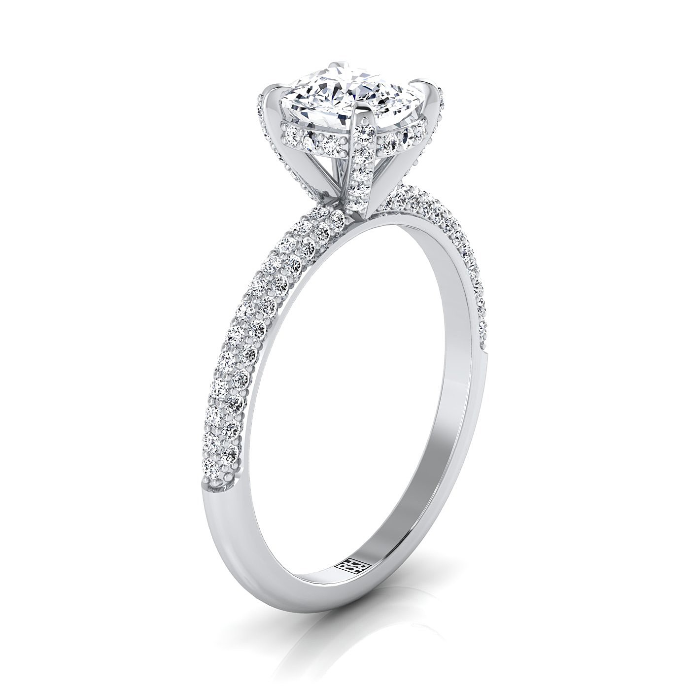 Kwiat | The Kwiat Setting Engagement Ring with an East-West Oval Diamond in  18K Yellow Gold - Kwiat